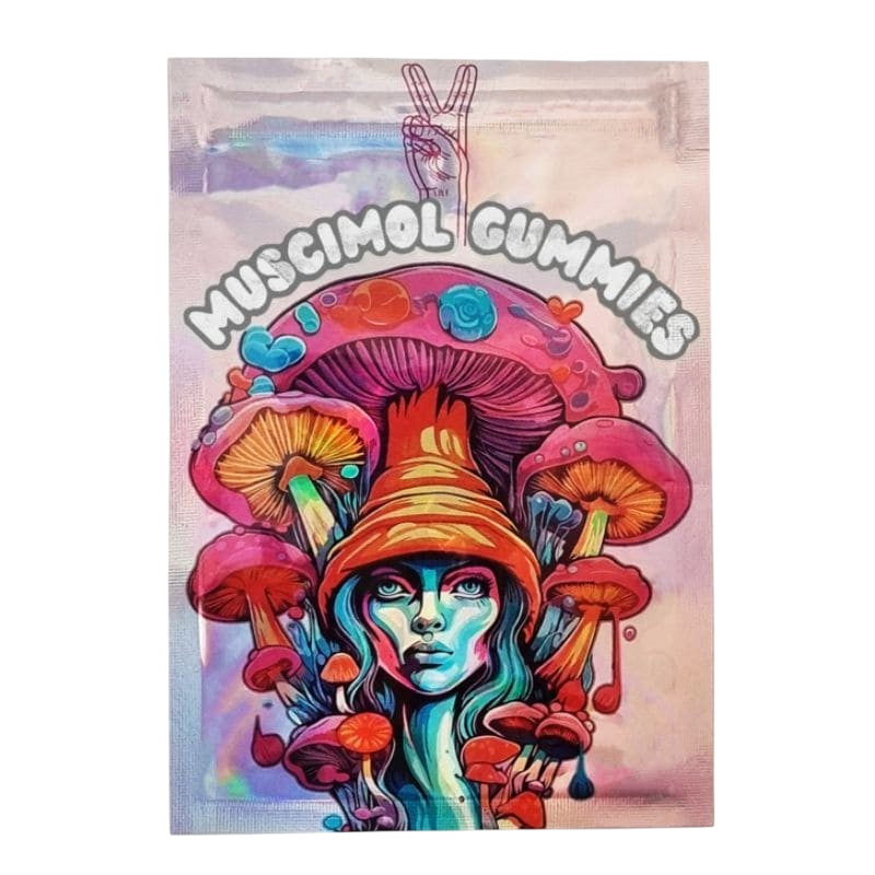 Magic mushrooms gummies x2 (5mg muscimol/gummy)