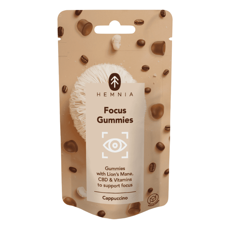 Gummies concentration "Focus" x30 | Lion's Mane, CBD, vitamines - Hemnia