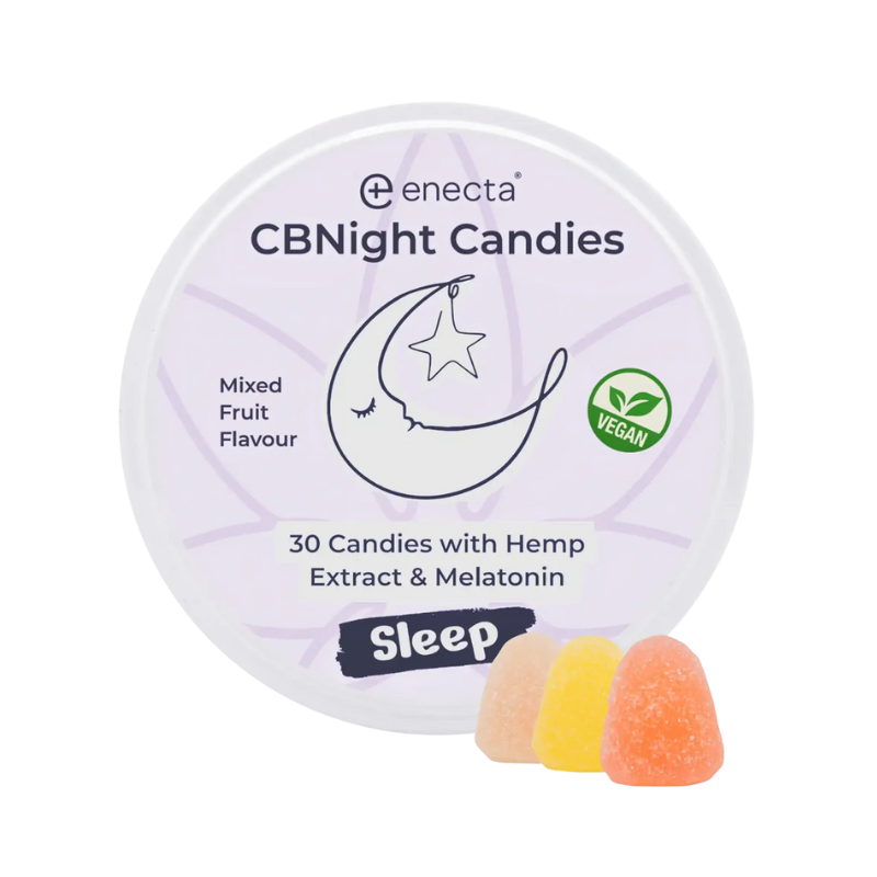 Gummies CBD + CBN + Melatonine "Sleep" Mixed Fruit x30 - Enecta