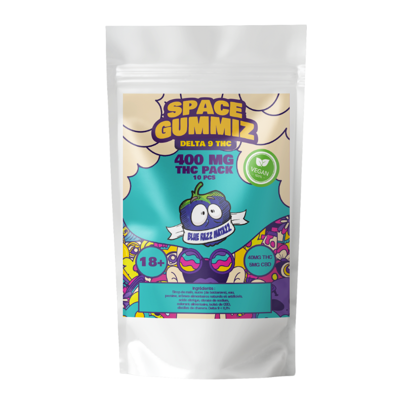 Gummies THC Delta 9 400MG x10 (40mg/gummy) – Space Gummiz