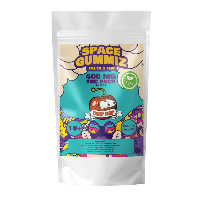 Gummies THC Delta 9 400MG x10 (40mg/gummy) – Space Gummiz
