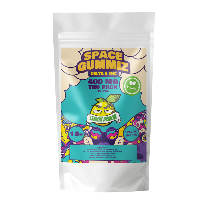 Gummies THC Delta 9 400MG x10 (40mg/gummy) – Space Gummiz
