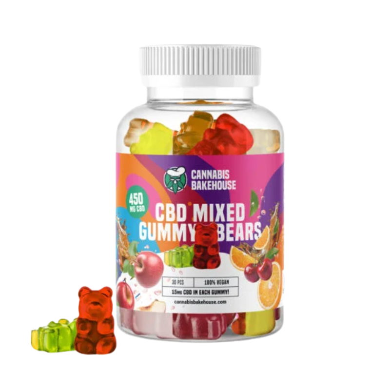 Gummies CBD 450mg "Mixed Gummies Bears" x30 - Cannabis Bakehouse