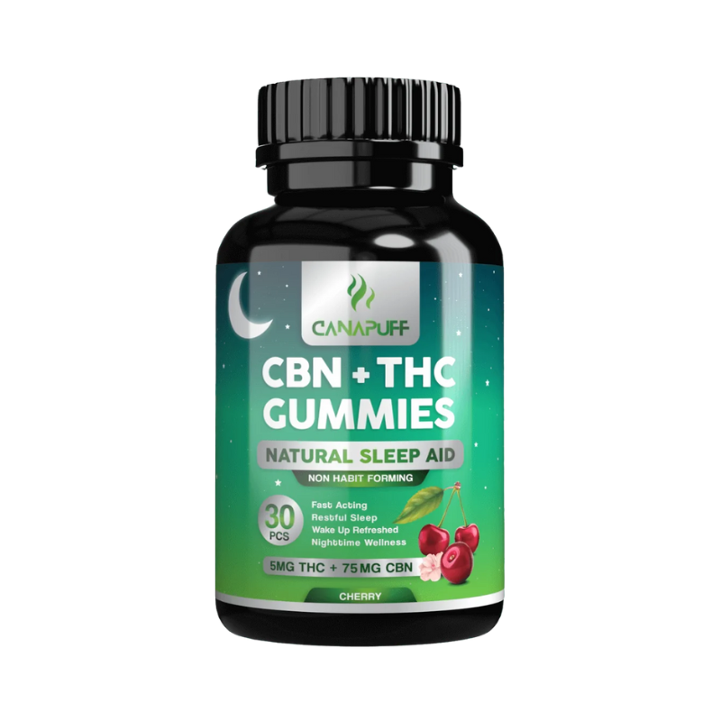 Gummies THC + CBN "Cerise" x10 (5mg THC/gummy) – Canapuff