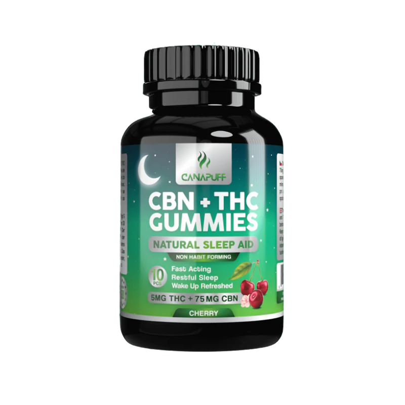 Gummies THC + CBN "Cerise" x10 (5mg THC/gummy) – Canapuff