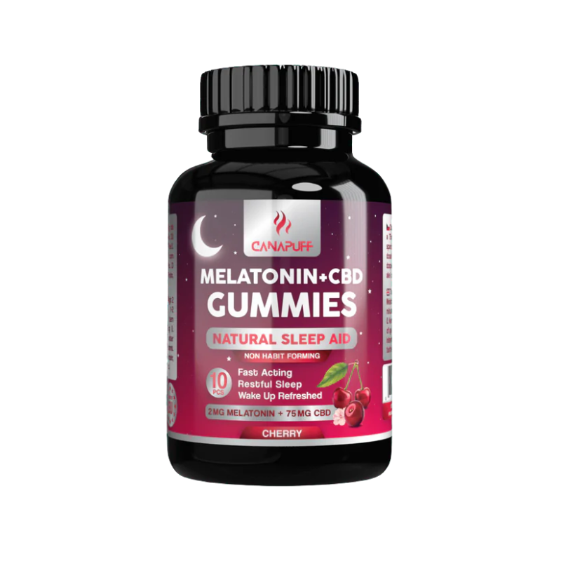 Gummies mélatonine 20mg + CBD 750mg "Cerise" x10 – Canapuff