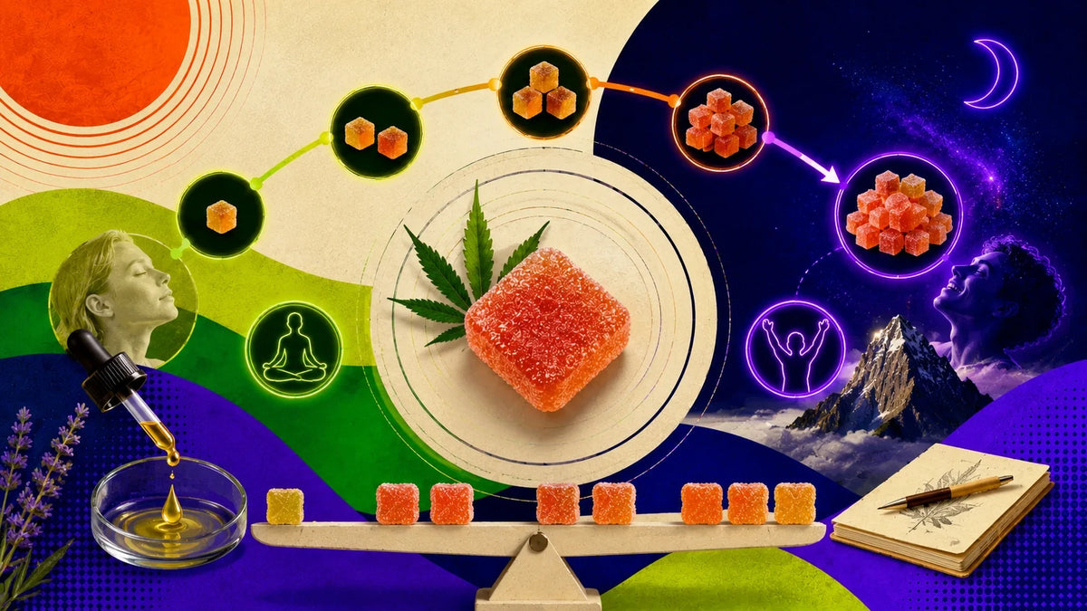 Combien de gummies THC prendre ? Dosage débutant à confirmé