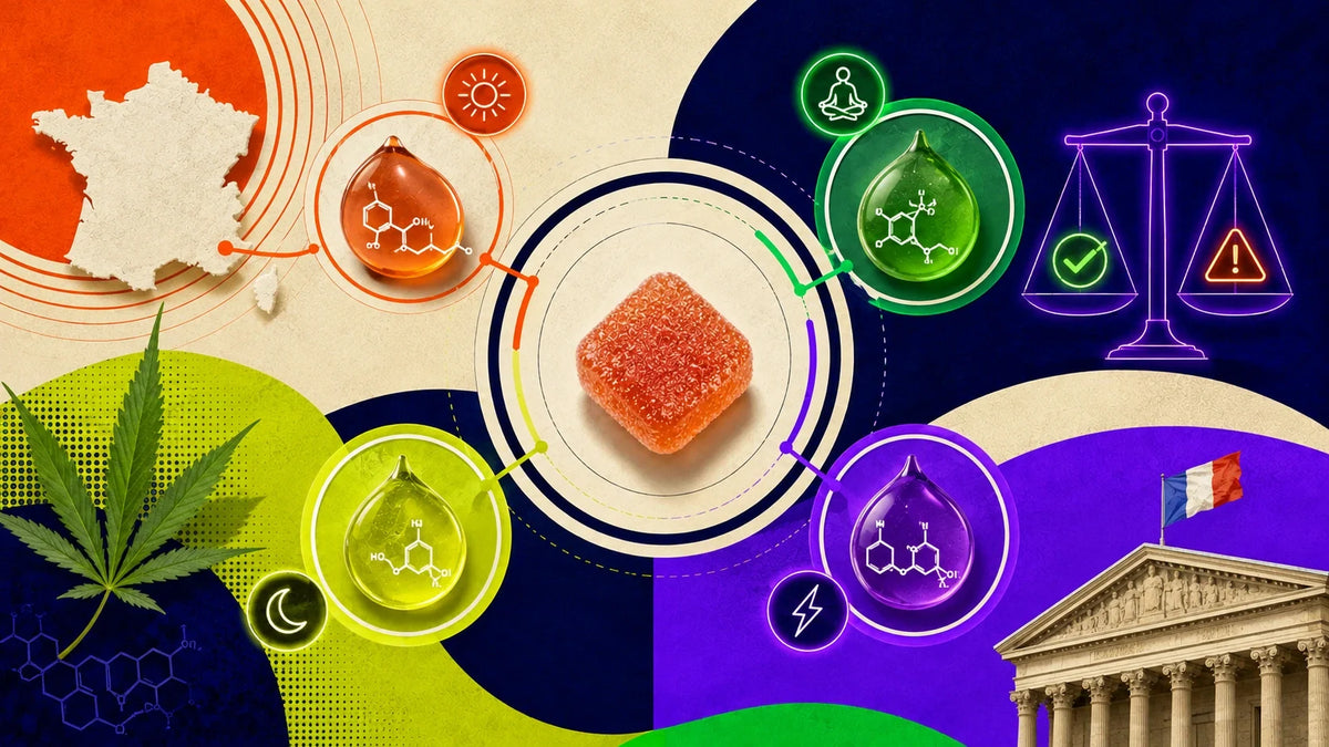 Delta-9, Delta-8, HHC, THCP : guide cannabinoïdes France 2026