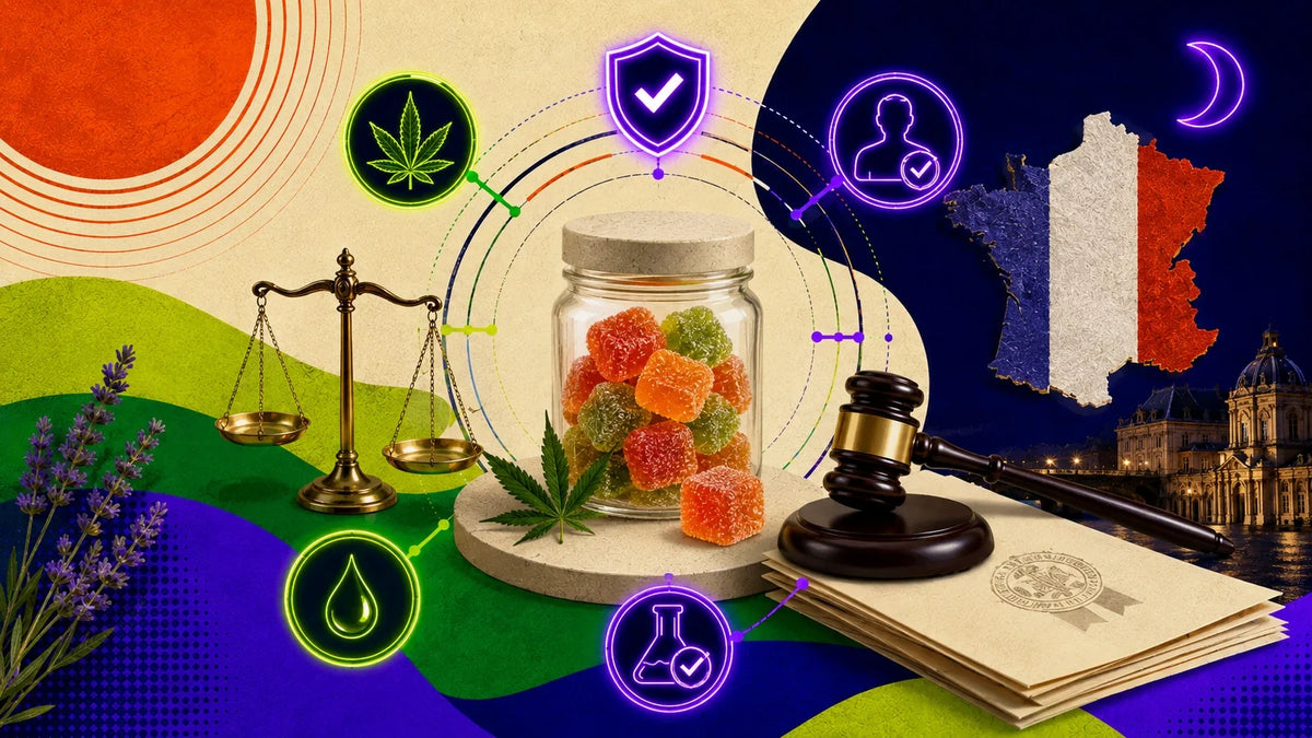 Gummies THC légaux en France : ce que dit la loi en 2026