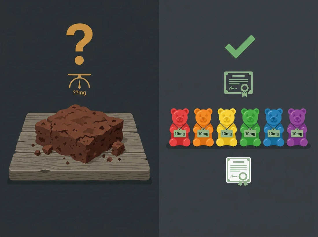 Space cake vs gummies THC : le comparatif honnête (2026)