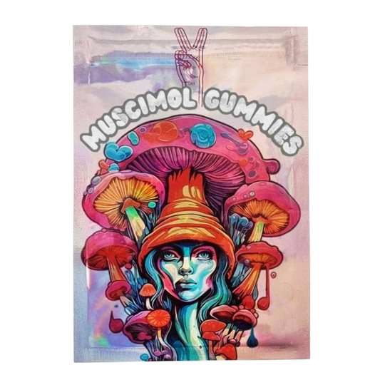 Magic mushrooms gummies x2 (5mg muscimol/gummy)