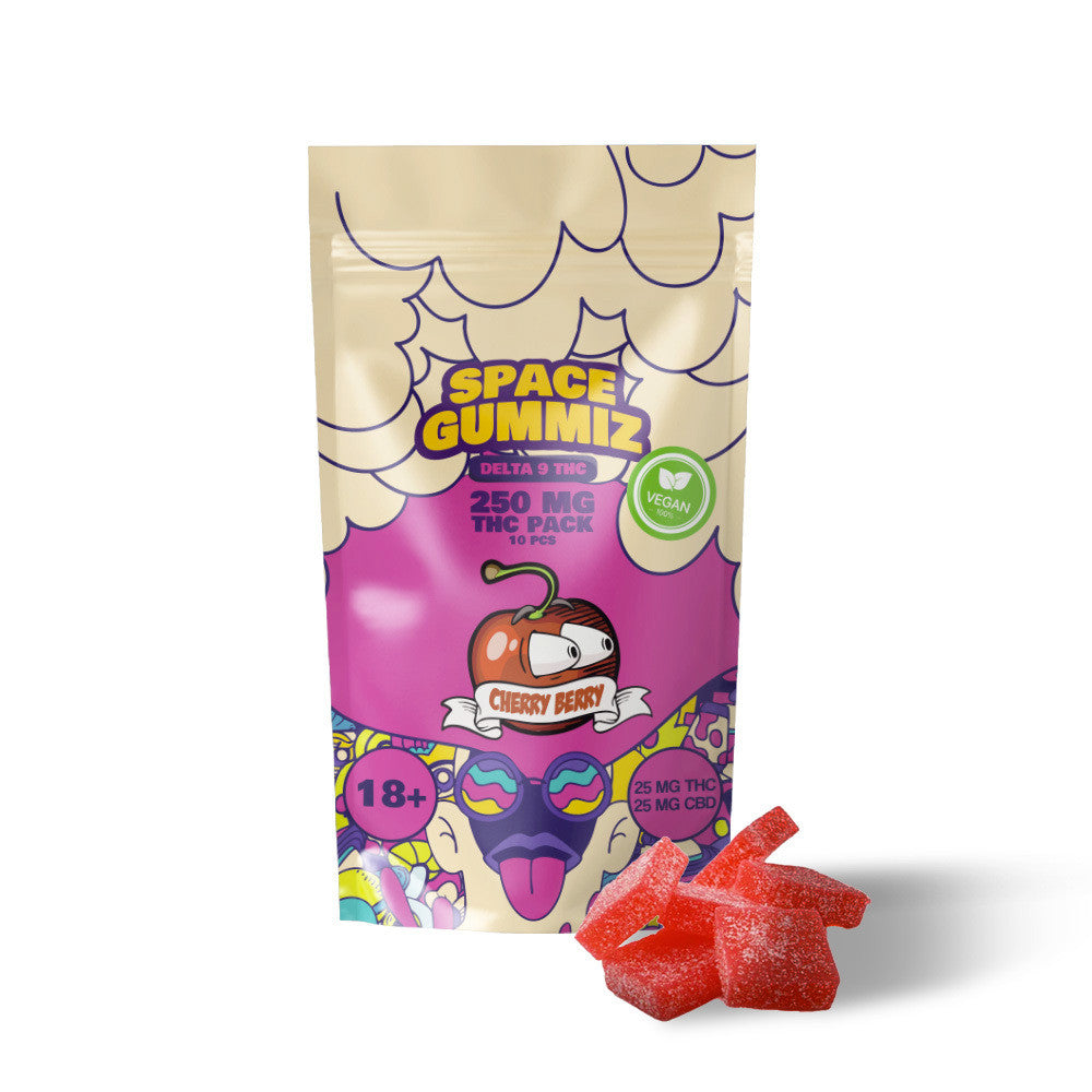 Gummies 250 mg – Cherry Berry | Space Gummiz