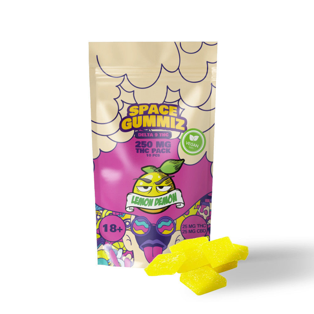 Gummies 250 mg – Lemon Demon | Space Gummiz