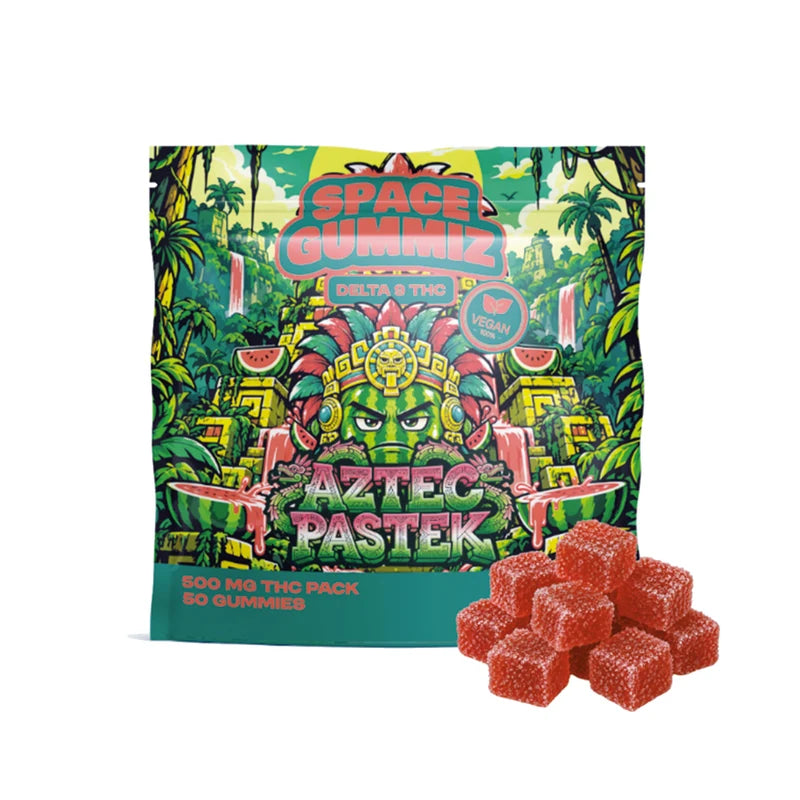 Gummies Aztec Pastek 500 mg THC Space Gummiz