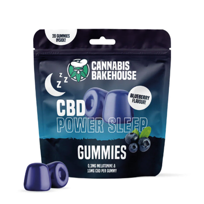 Gummies CBD 15mg + Melatonine 0,3mg "Power Sleep" Blueberry