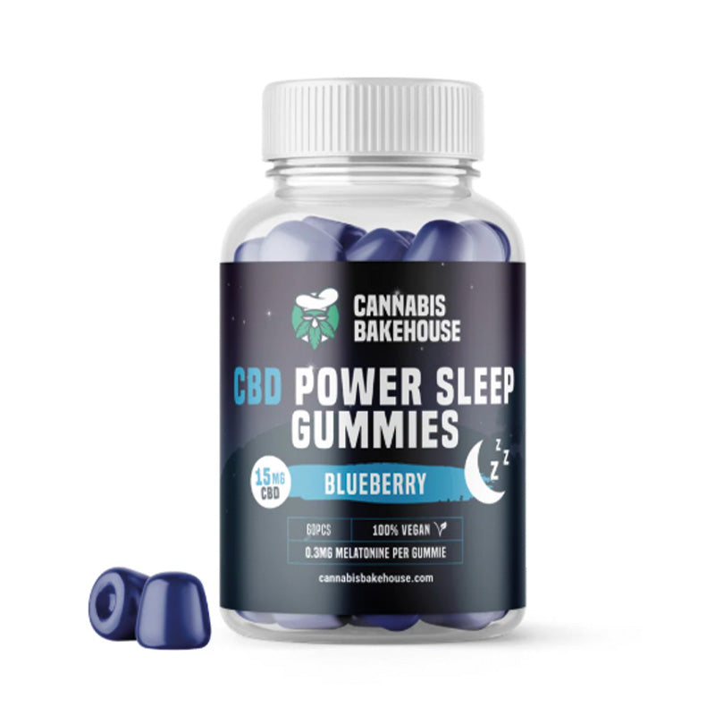 Gummies CBD 15mg + Melatonine 0,3mg "Power Sleep" Blueberry