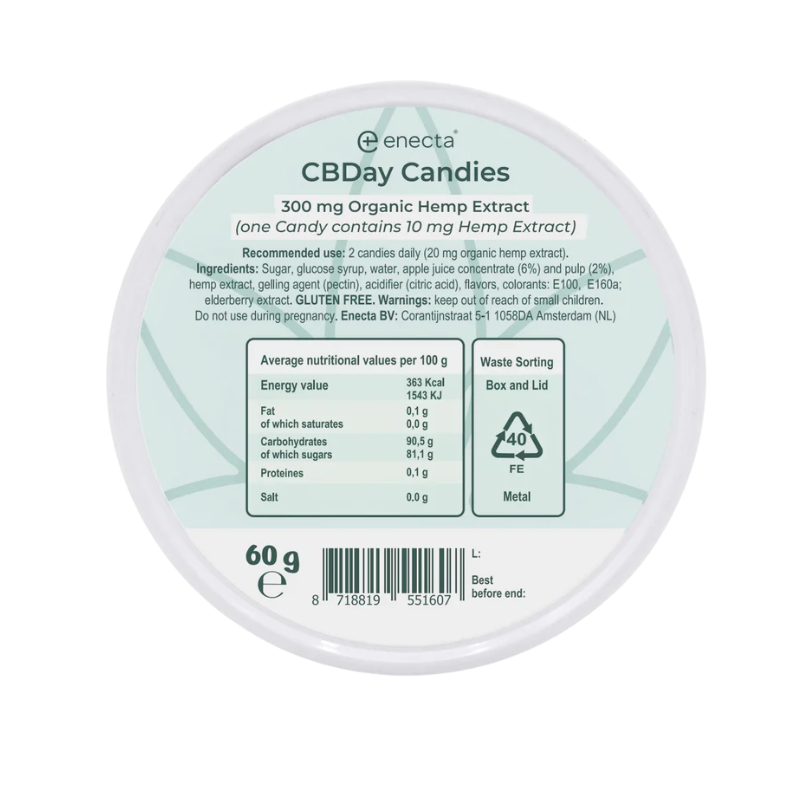 Gummies CBD "Calm" Mixed Fruit x60 - Enecta