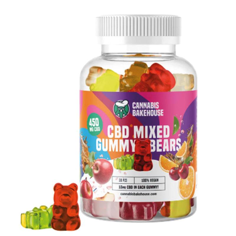 Gummies CBD 450mg "Mixed Gummies Bears" x30 - Cannabis Bakehouse