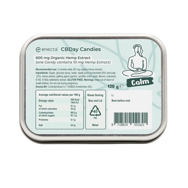 Gummies CBD "Calm" Mixed Fruit x60 - Enecta