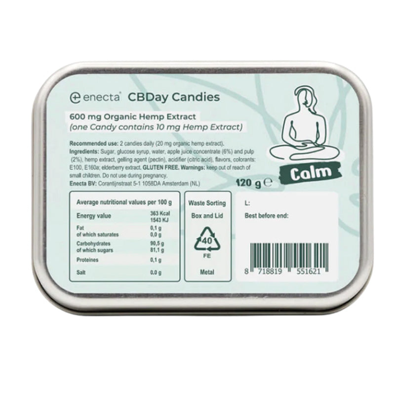 Gummies CBD "Calm" Mixed Fruit x60 - Enecta