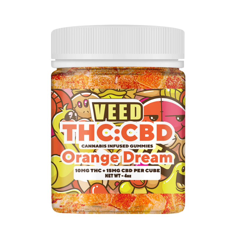 Gummies THC Delta 9 300mg + CBD 450mg x30 (10mg THC/gummy) - VEED﻿