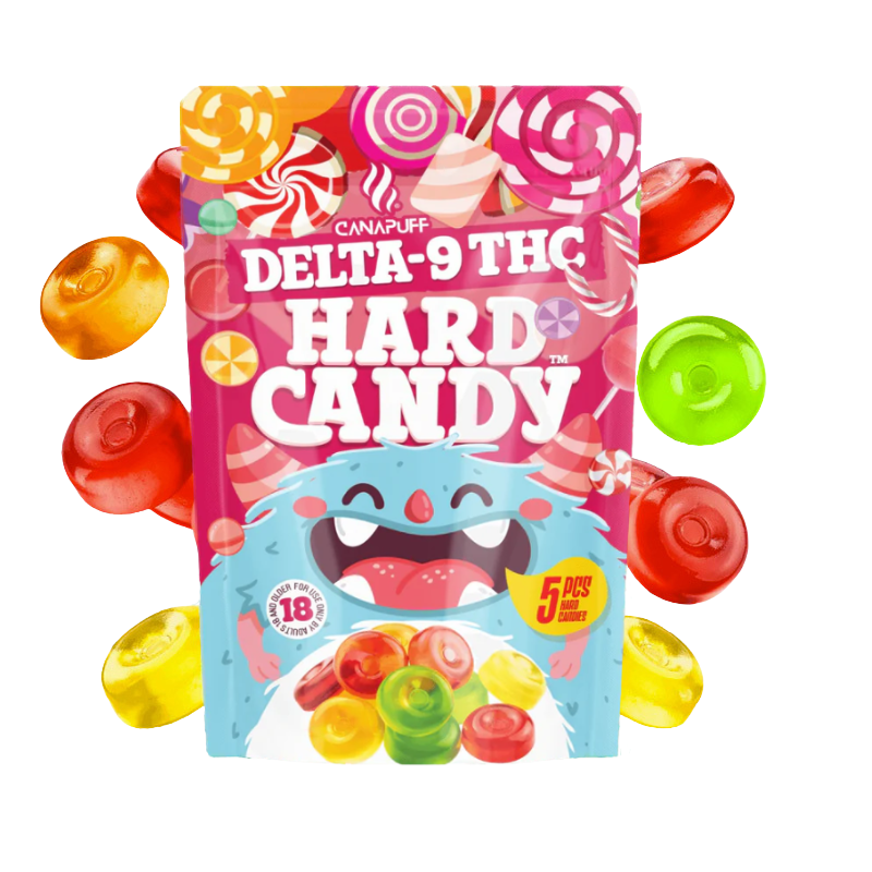 Gummies THC Delta 9 "Hard Candy" x5 (10mg/gummy) – Canapuff