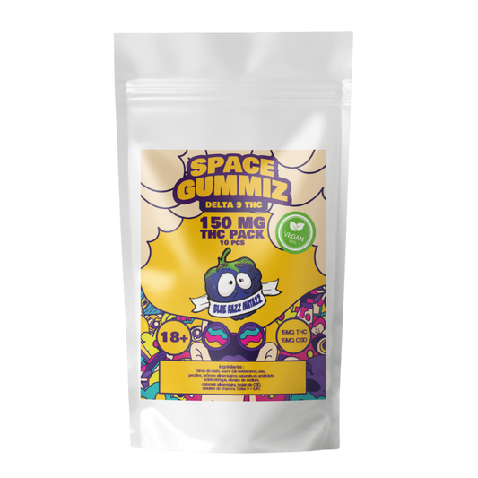Gummies THC Delta 9 Space Gummiz Pack (x10) D9 THC 15mg & CBD 15mg