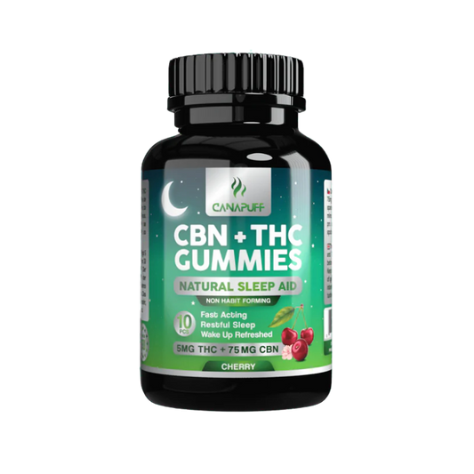 Gummies THC + CBN "Cerise" x10 (5mg THC/gummy) – Canapuff
