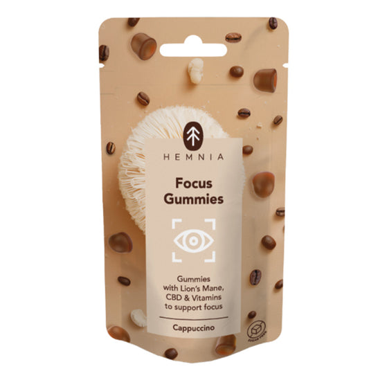 Gummies concentration "Focus" x30 | Lion's Mane, CBD, vitamines - Hemnia