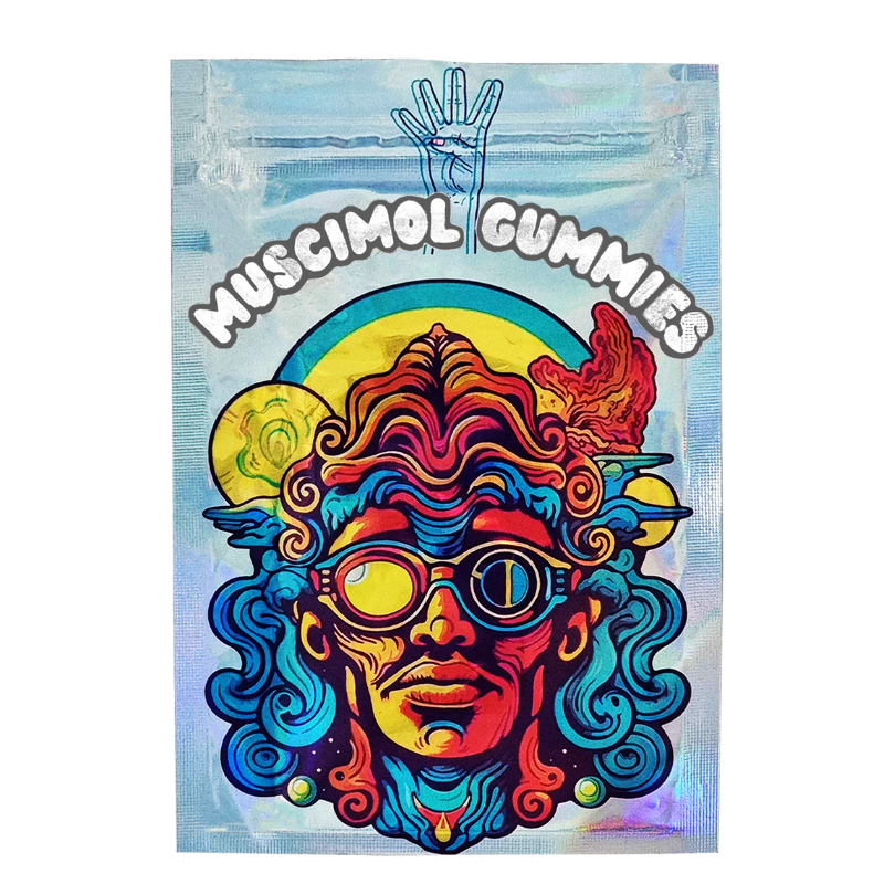 Magic mushrooms gummies x4 (5mg muscimol/gummy)