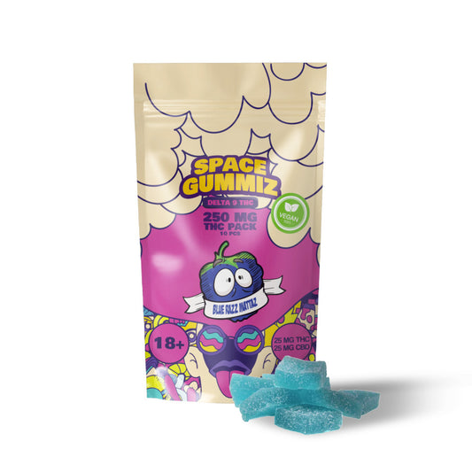 Gummies THC Delta 9 Space Gummiz (x10 )D9 THC 25mg & CBD 25mg