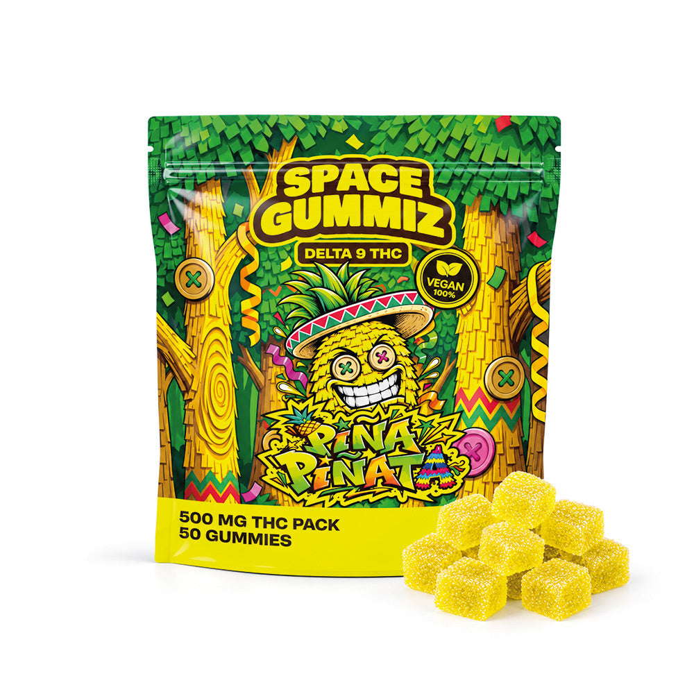 Gummies Pina Pinata 500 mg THC Space Gummiz