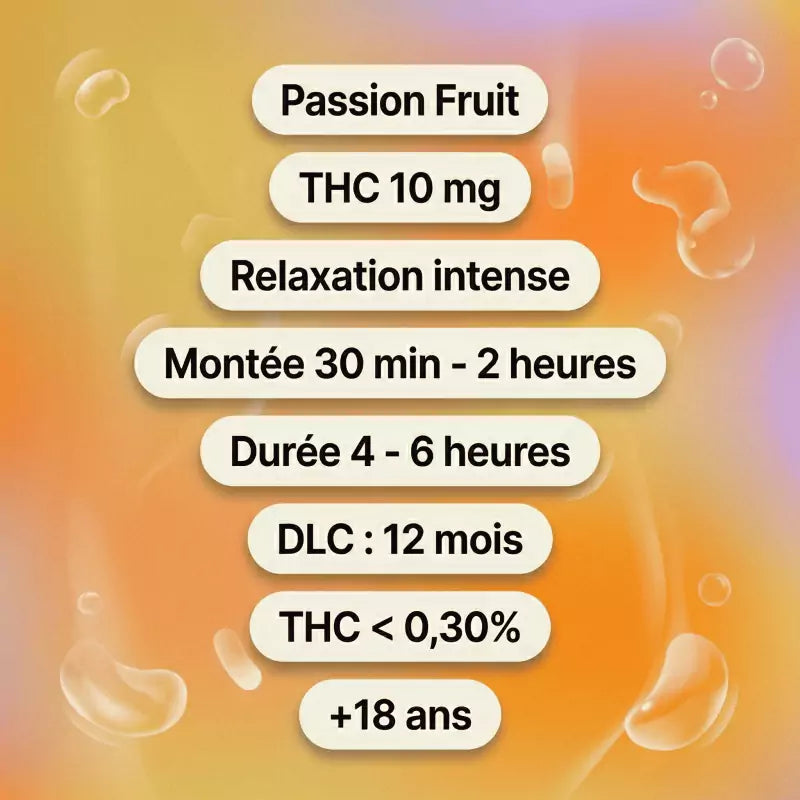 Gummies Passion Fruit Diamonds - 10mg